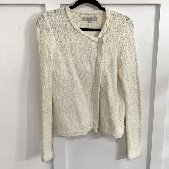 Loft knit sweater jacket - Picture 5 of 5